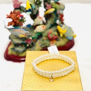 🎁 Charter Club Two-row Faux-pearl Bracelet (New)